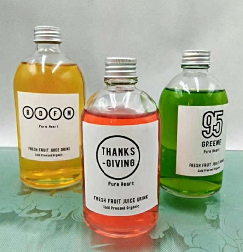 Chai thủy tinh, bình thủy tinh tròn nắp nhôm 280ml | 350ml | 500ml , tùy chọn dung tích