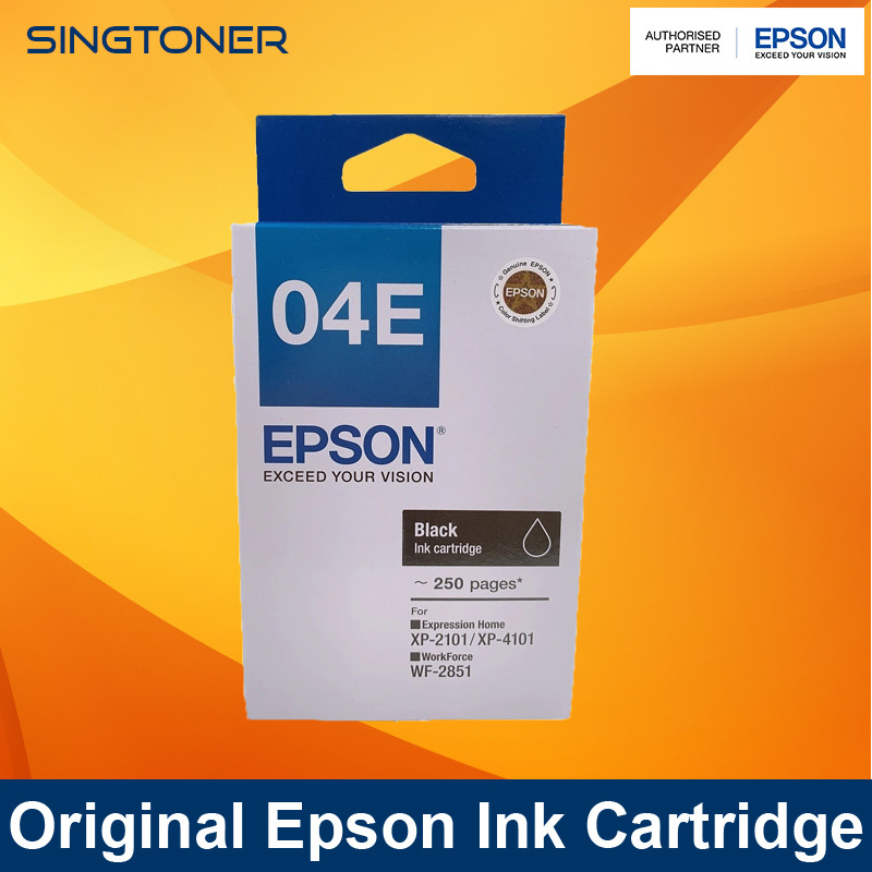 Epson 04E Black Cyan Magenta Yellow Ink 