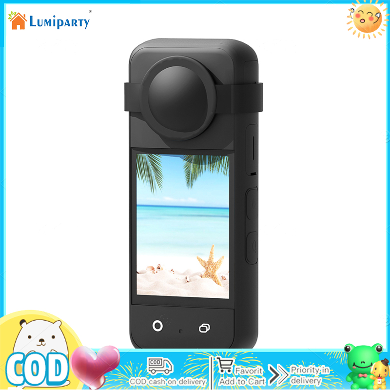 Silicone Case Compatible For Insta360 X3 Lens Protective Cover Panoramic Camera Body Shockproof Case