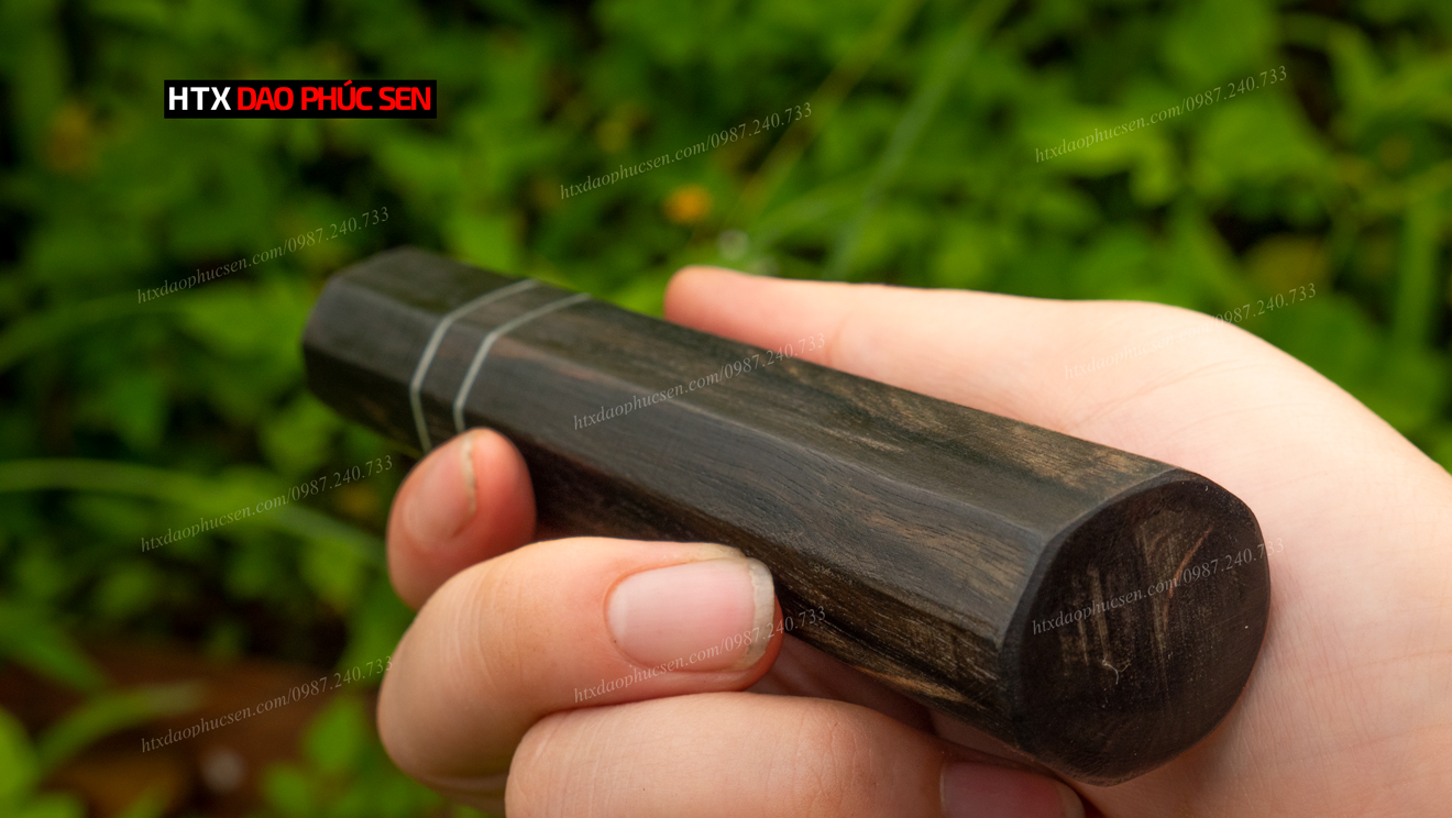 Cán dao Nhật bát giác gỗ - CN02