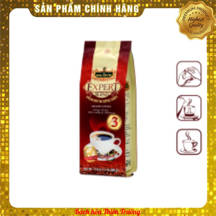 Cà phê rang xay KING COFFEE Expert Blend 3 - Bịch 500g