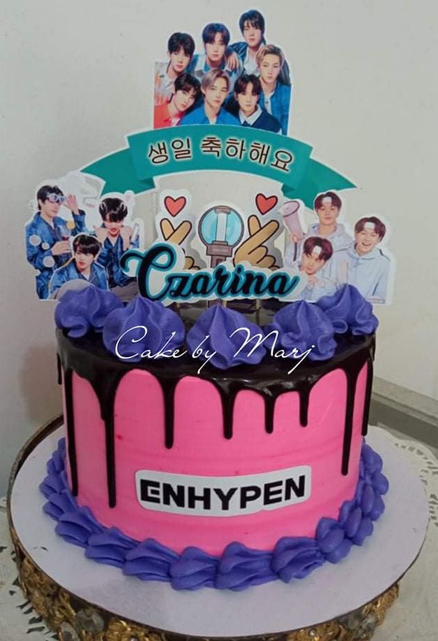 Enhypen Theme Cake Topper | Lazada PH