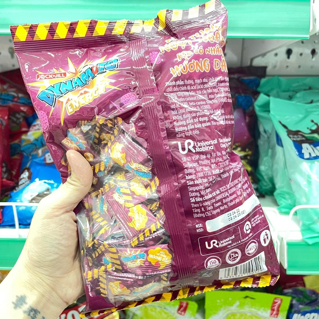 Kẹo Dynamite Big Bang gói 330g (vị Bạc Hà/Socola)