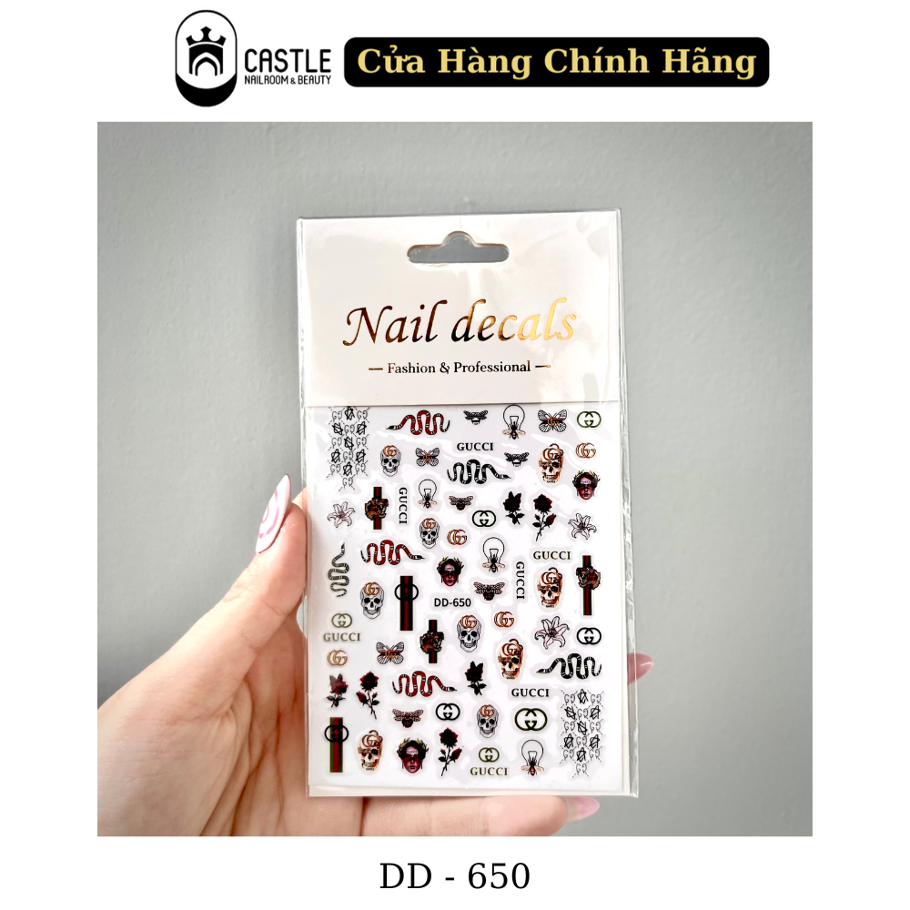 Sticker Thương Hiệu Dán Móng Hot Nhiều Mẫu 2023