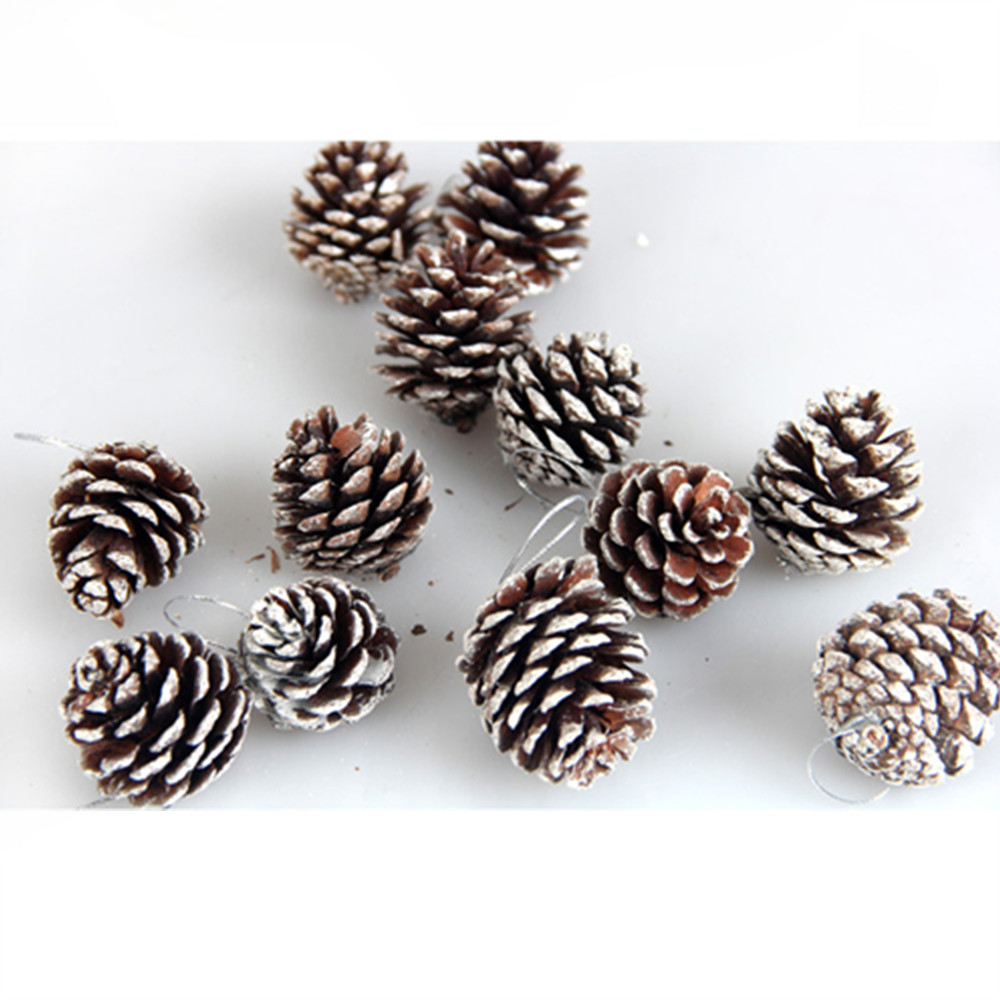 Pine Cones With String Christmas Ornaments Hanging Decorations For Christmas Tree String Christmas Pine Cone Ornaments Crafts