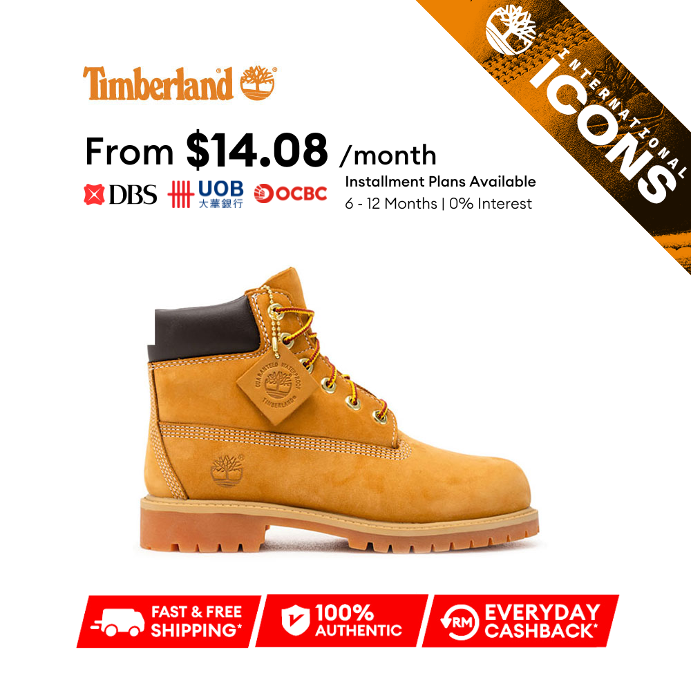 Timberland Youth Original 6-Inch Icon Waterproof Boot Wide