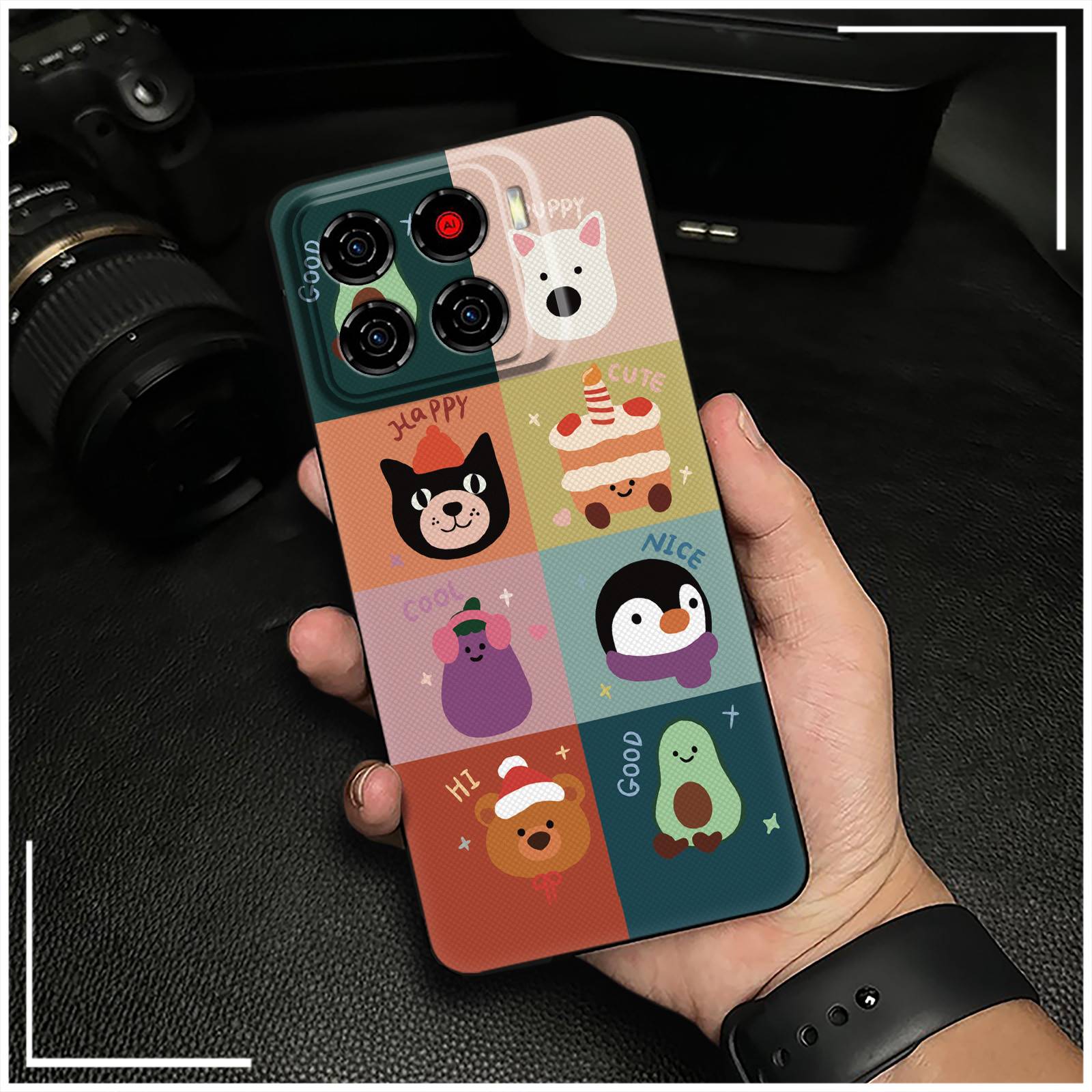 Waterproof%20Cute%20Phone%20Case%20For%20ZTE%20Blade%20A56%204G/Z2473%20Full%20wrap%20Anti-dust%20Fashion%20Design%20Shockproof%20Silicone%20Back%20Cover%20-%20Image%205