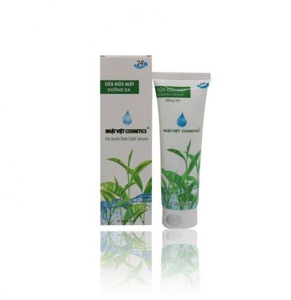 Trà xanh tinh chất Serum – Sữa rửa mặt dưỡng da