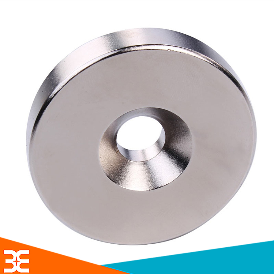 Nam Châm Đất Hiếm Tròn Có Lỗ 4mm Đủ Kích Thước