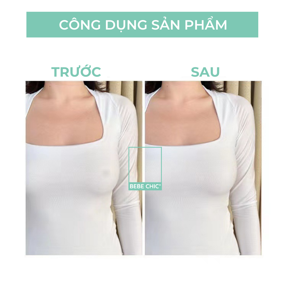 Cặp Miếng Dán Nâng Ngực Silicone - Dán Ngực Tái Sử Dụng BEBE CHIC