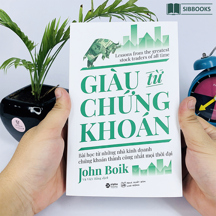 [Sách hay + freeship + giảm giá] Giàu từ chứng khoán