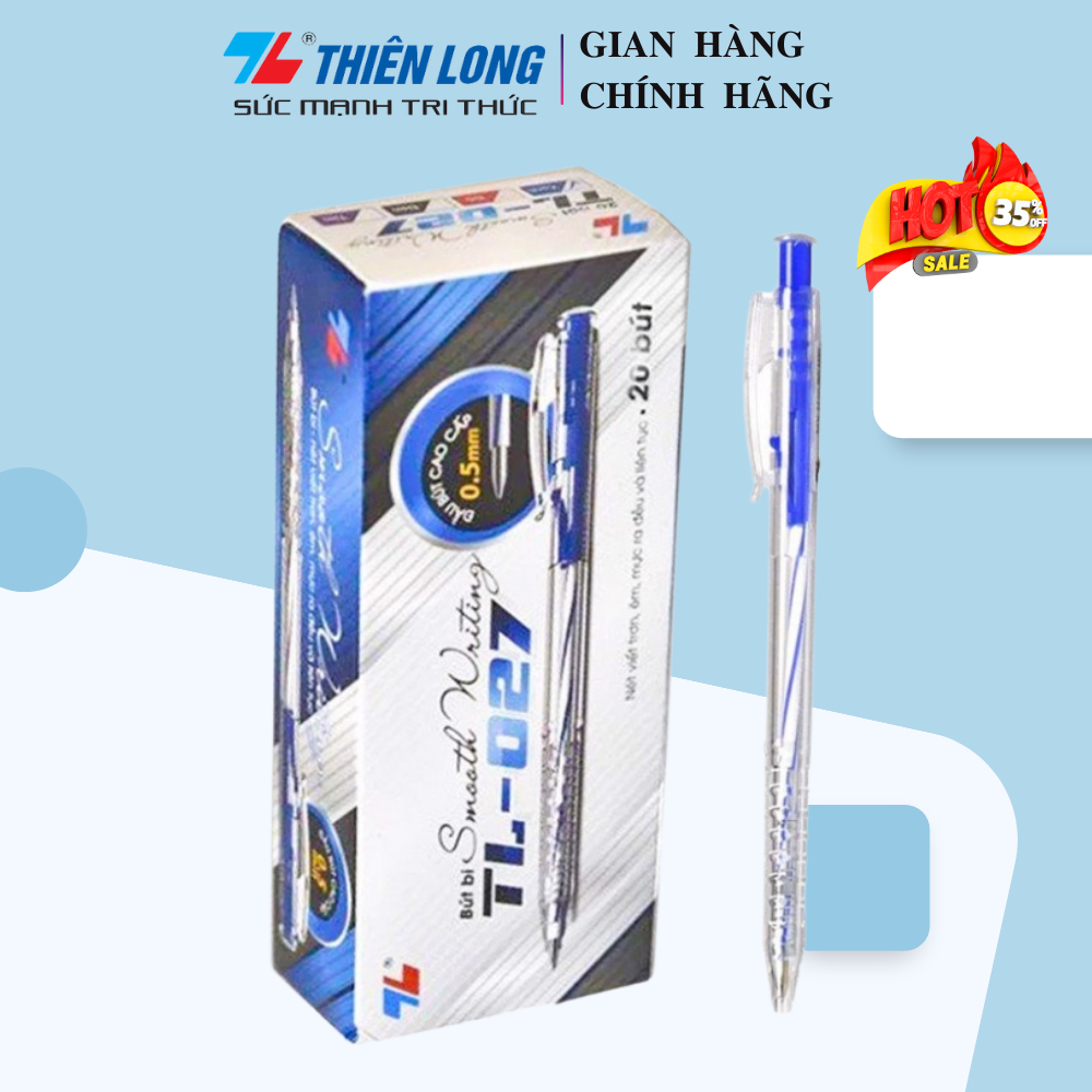 Hộp 20 bút bi thiên long tl-027