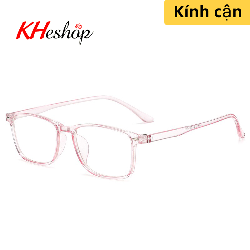 Kính Cận Thị đủ độ từ -0.0 - -6.00 tròng TR90 đập không méo bẻ không vỡ chống bức xạ UV400 và ánh sáng xanh bảo vệ mắt  mã Y806 - kheshop