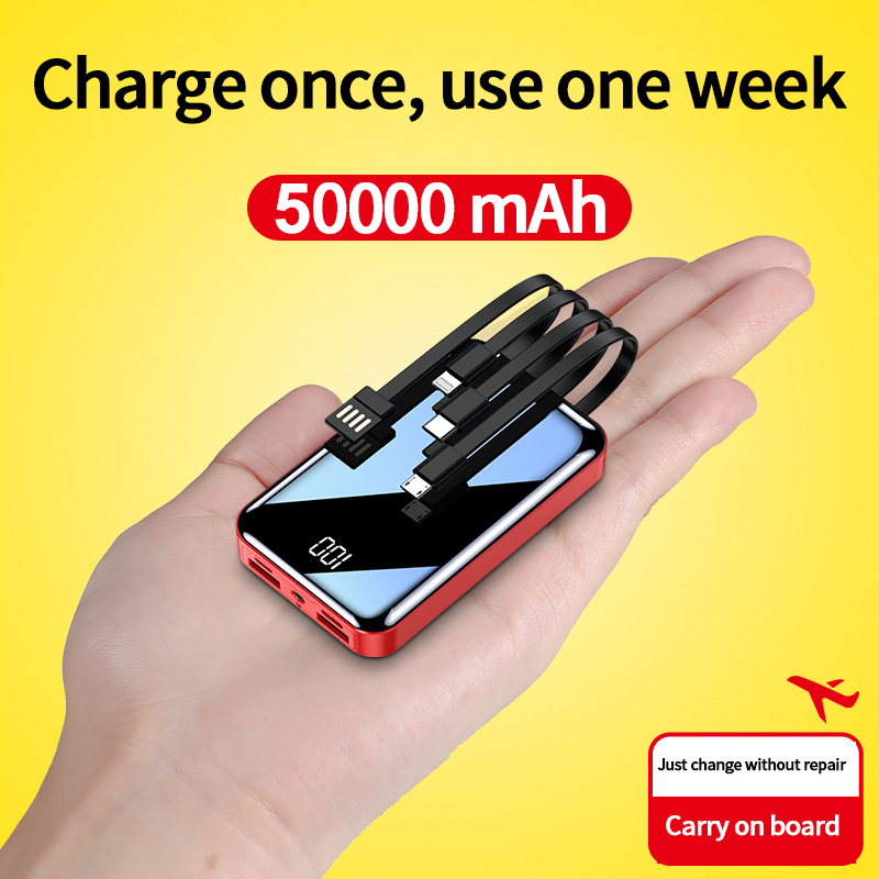 power bank original brand 50000mAh Powerbank Orginal Slim Compact