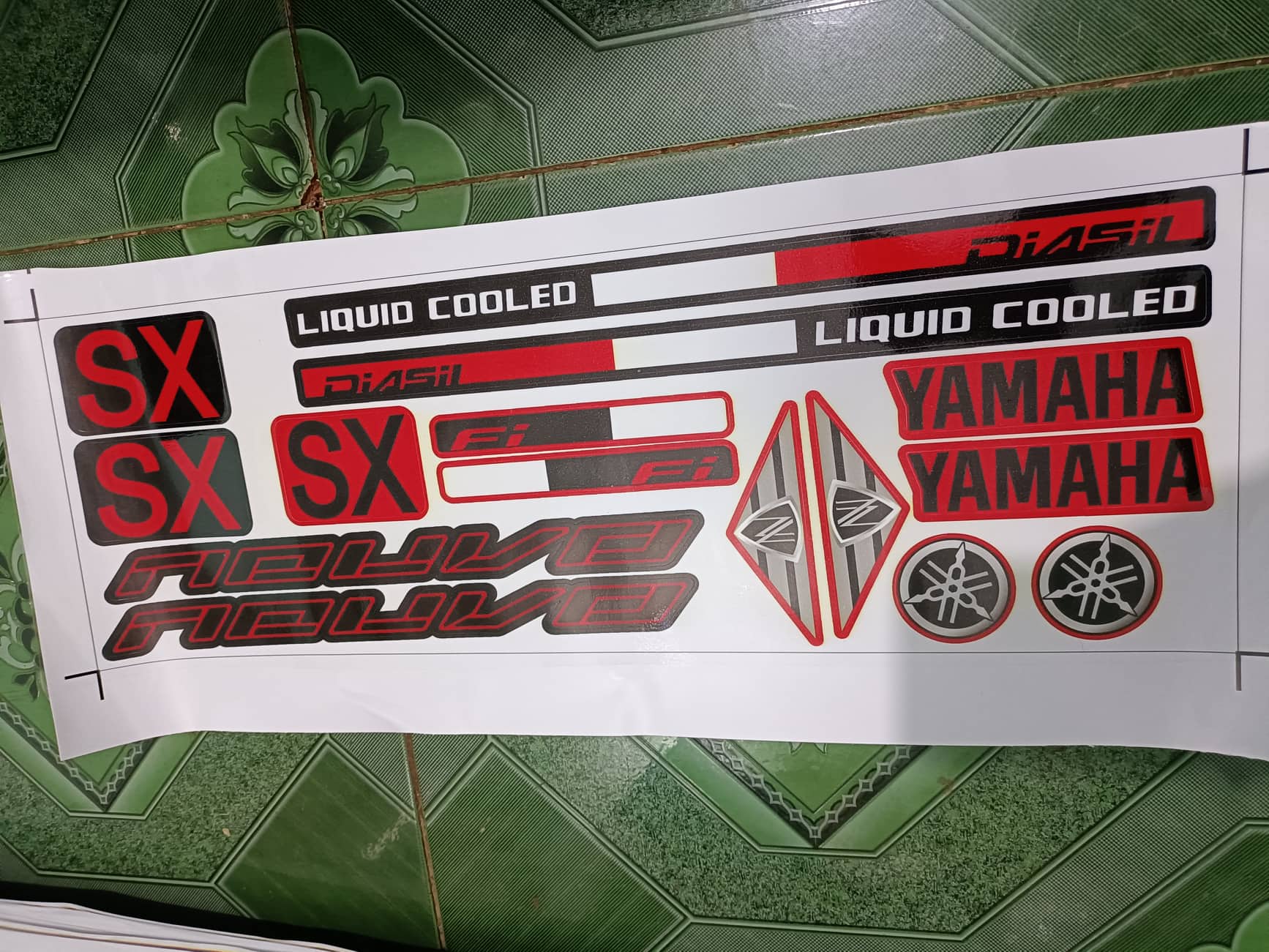 Tem rời  nouvo 6 SX đỏ