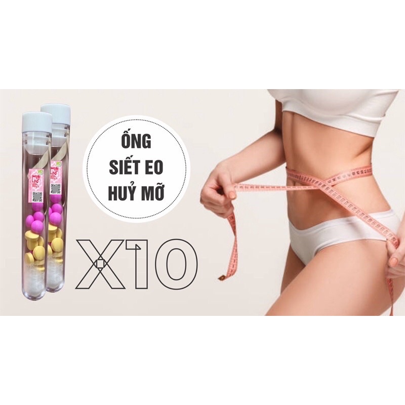 Ống siết eo x10 xổ mỡ eo thon mẫu mới 2023