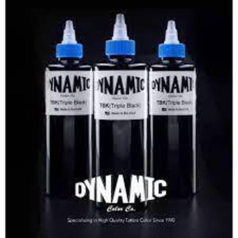 Mực xăm tattoo Dynamic Black TBK 8oz/1oz