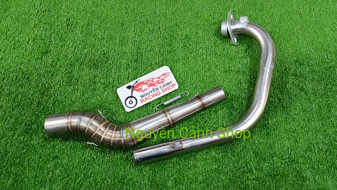 Cổ pô Raider 150 2 khúc 32-51mm