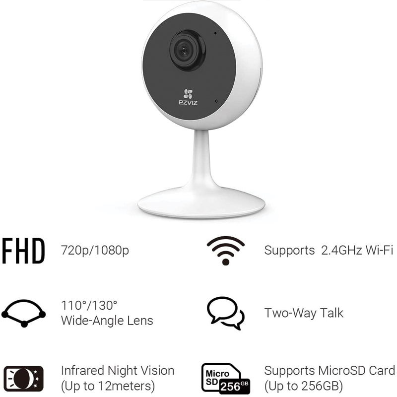 Camera Wifi Ezviz C1C Full HD 1080P Đàm Thoại 2 Chiều