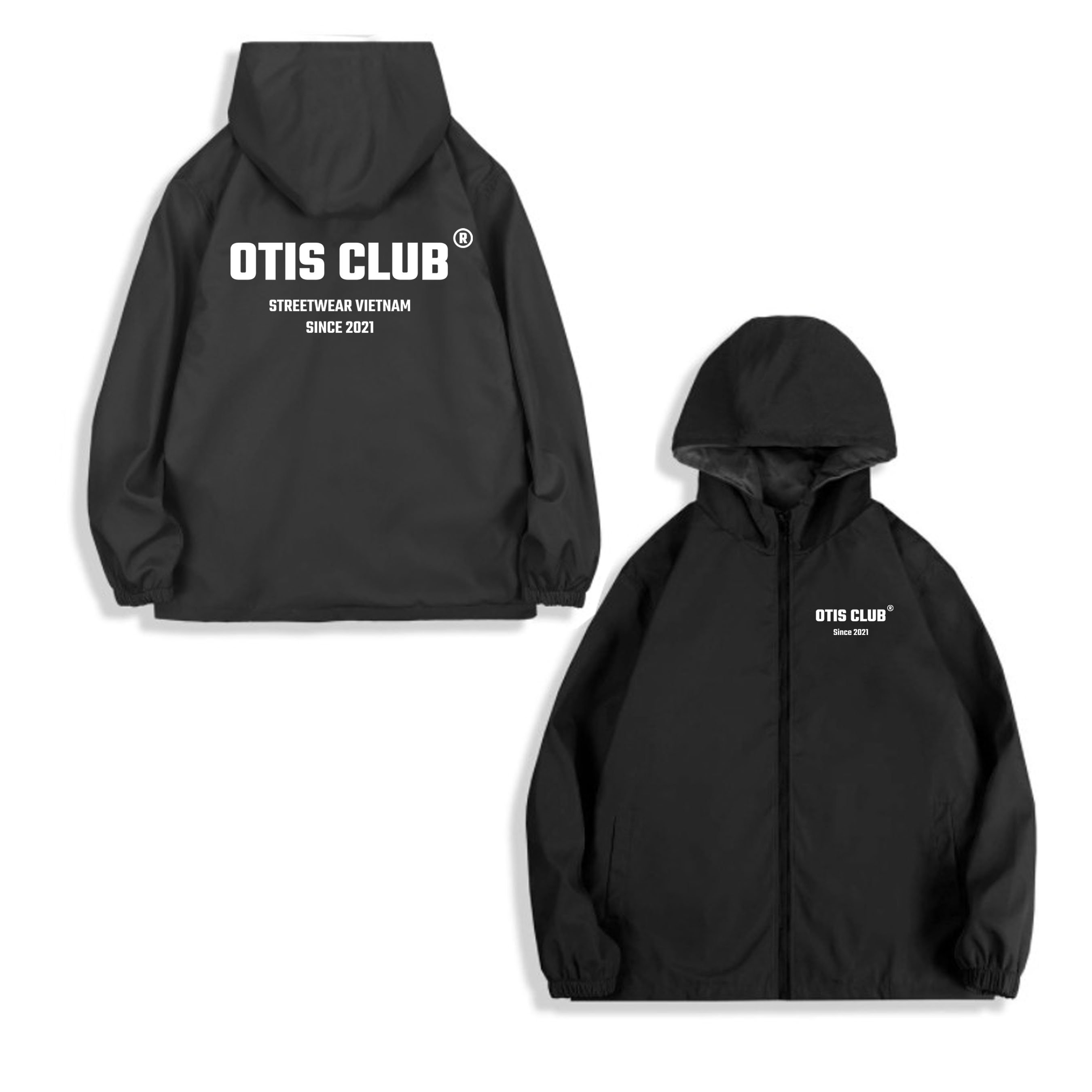 ÁO KHOÁC DÙ 2 LỚP LOCAL BRAND OTIS CLUB - ZIP BASIC JACKET