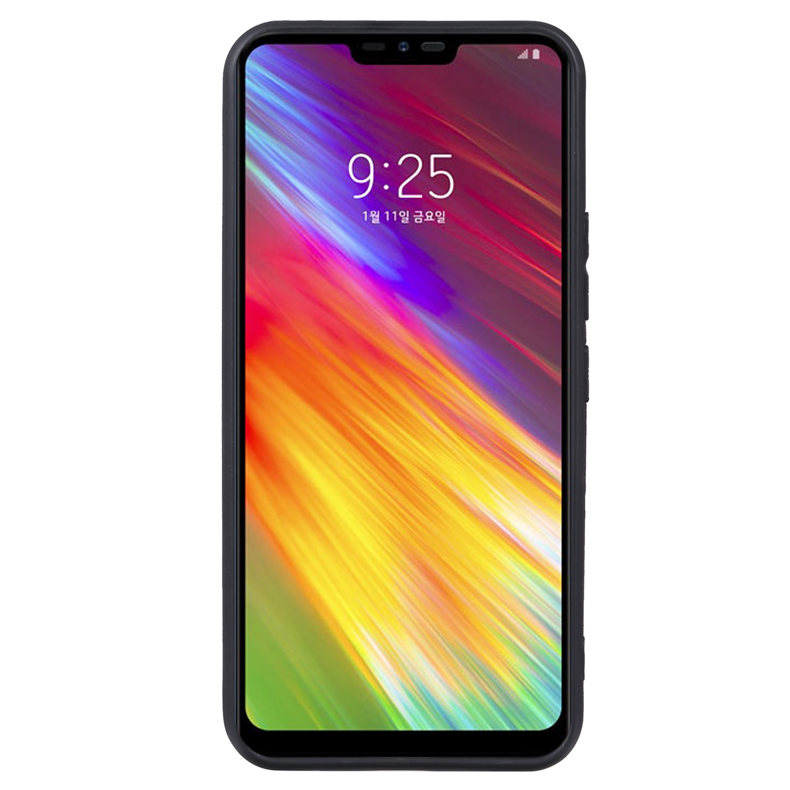 TPU Phone Case For LG Q9(Pudding Black)(A Plus Mall)