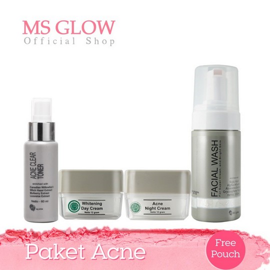 day cream acne ms glow