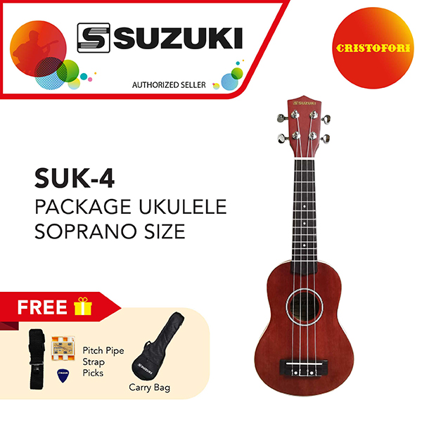 SUK-4 Ukulele (Natural color 21 inch Soprano size) SUK4 | Lazada Singapore