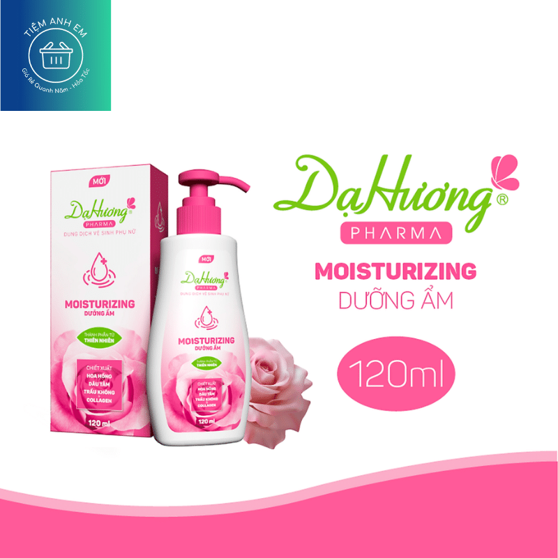 Dung dịch vệ sinh phụ nữ Dạ Hương Pharma (Chai 120ml)
