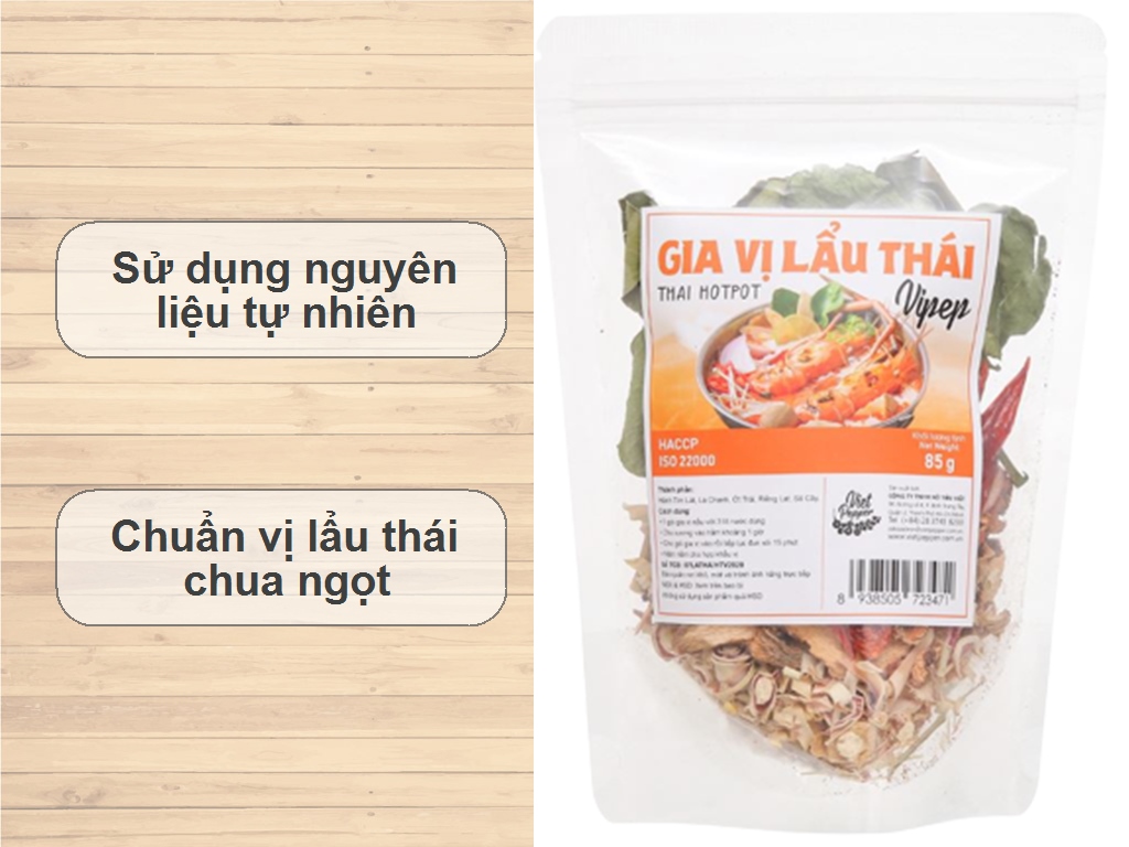 Gia vị lẩu Thái Vipep gói 85g