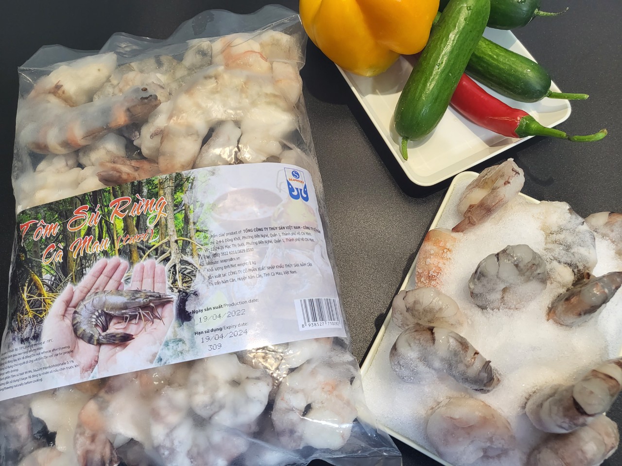 Tôm sú vụn tươi - Túi 1kg