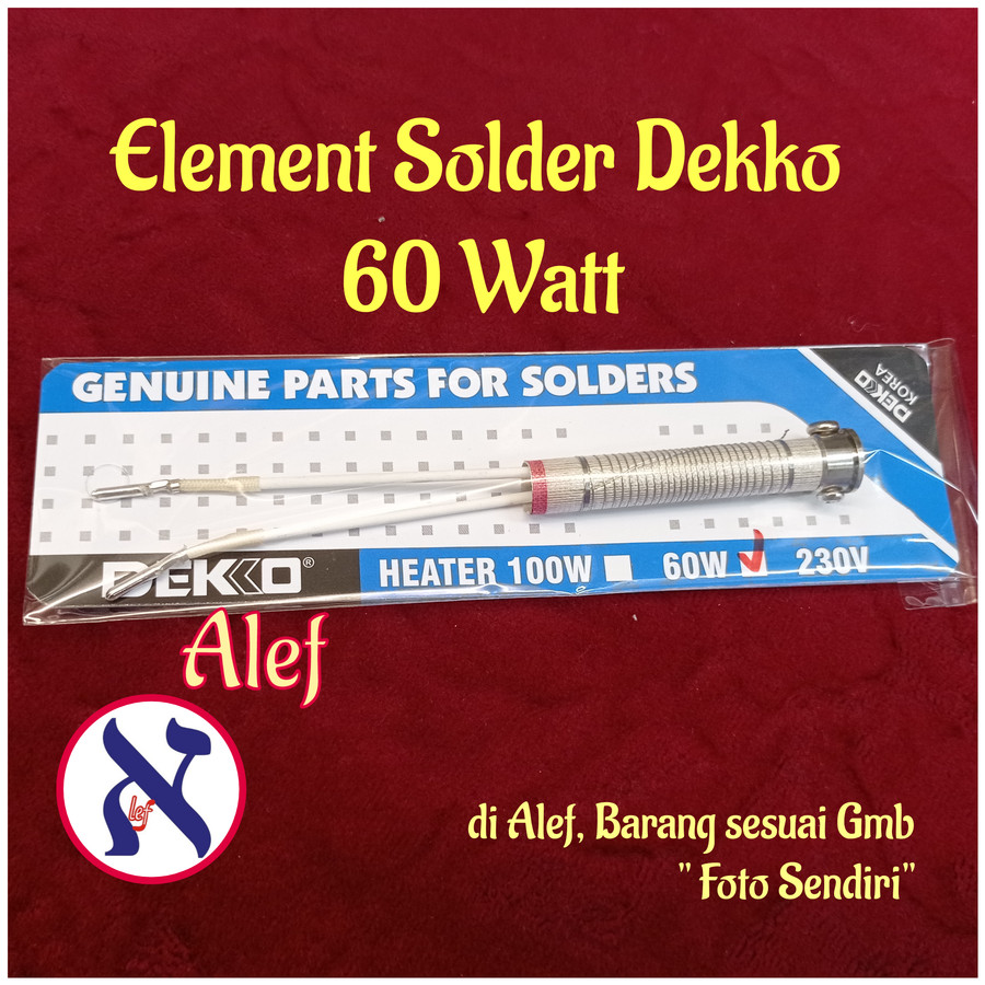Elemen solder dekko 60 watt original element DS60N Lazada Indonesia