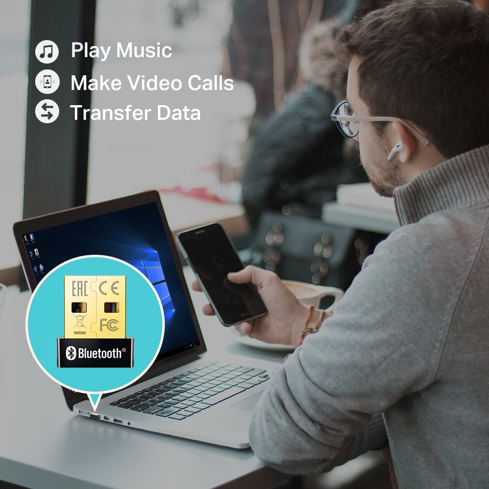 Bộ Chuyển Đổi Bluetooth TP-Link UB400 USB Nano Bluetooth 4.0 - Hãng phân phối chính thức