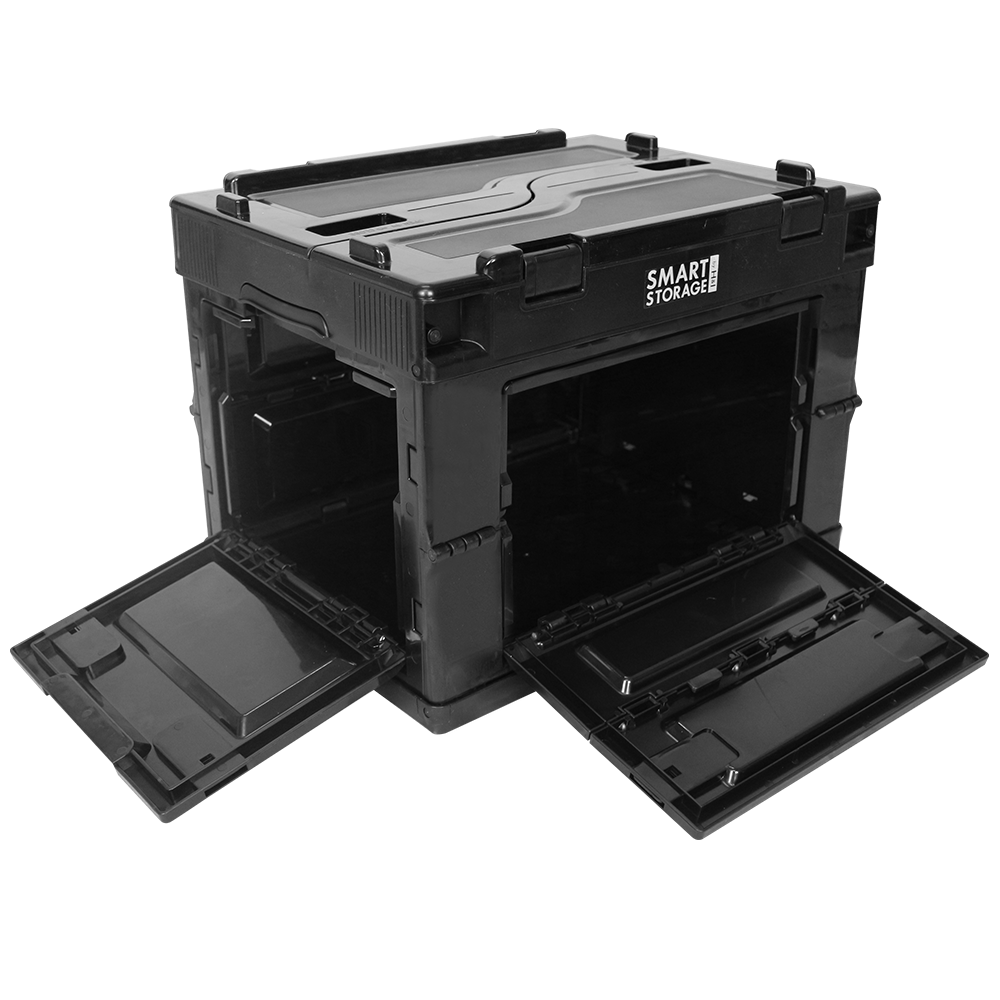 CCS4030295 Smart Storage by H&I Foldable Plastic Storage Crate With