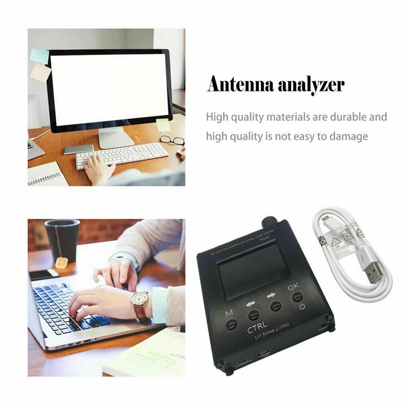 N1201SA UV RF Vector Impedance ANT SWR Antenna Analyzer Meter Tester ...