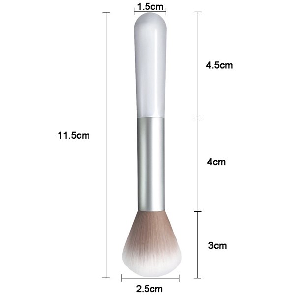 Cọ phủi bột mini 11cm, cọ làm nail mini (Cây)