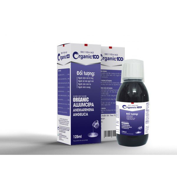Siro viem mũi Organic100 125ml