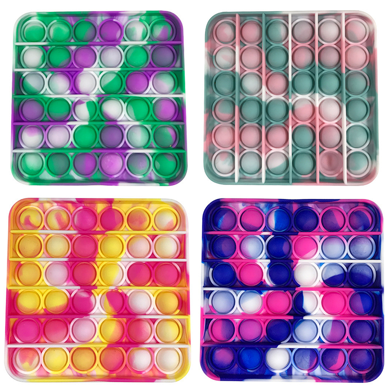Push Pop Bubble XXL – Jouet Sensoriel Double Face Multiplication/Addition – Silicone Antistress – Portable – Idéal Enfant Autisme Ou Stress