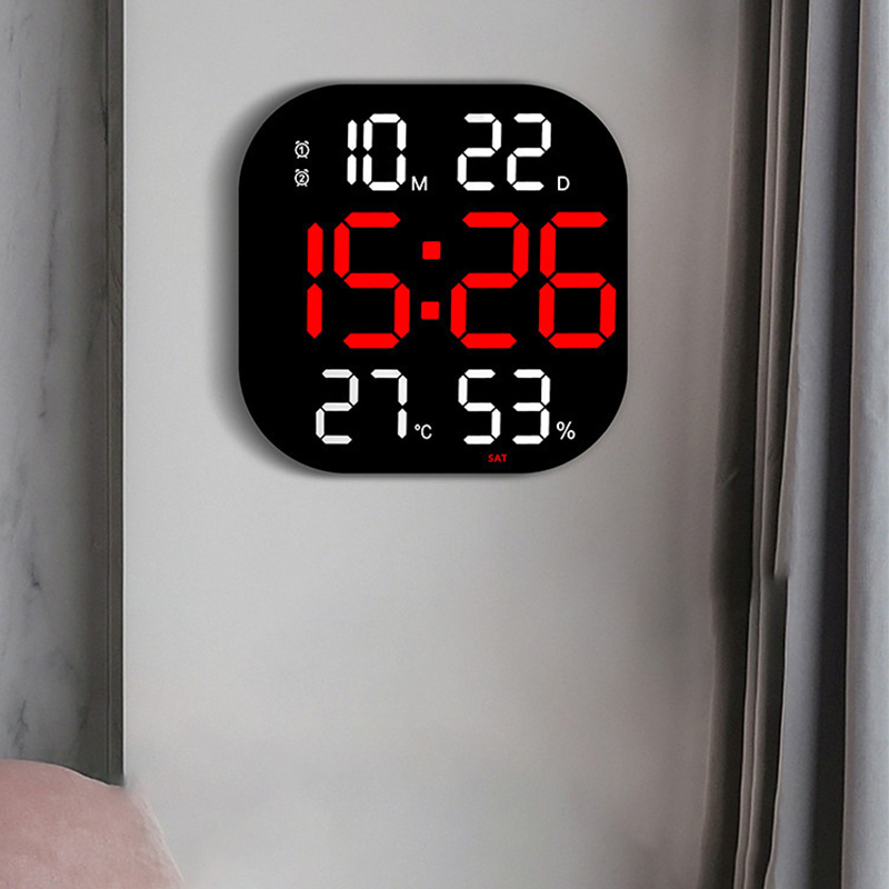 Wall clock Creative large electronic clock living room countdown timer Gym wall clock led acrylic decoration