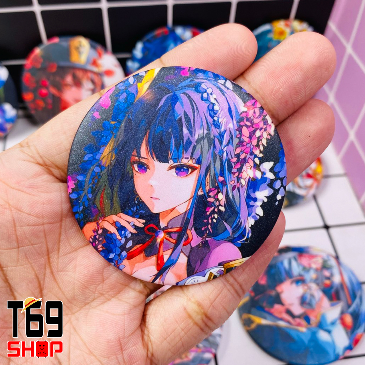 [12 mẫu] Huy hiệu game Genshin Impact - Mẫu 2 (Size 5.8cm) [T69 Shop]