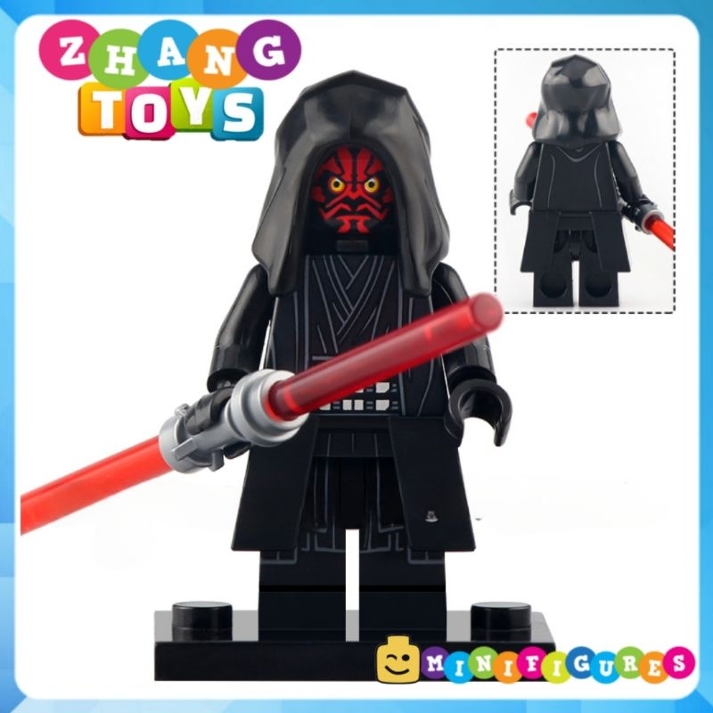 Đồ chơi xếp hình Star Wars Darth Maul Fifth Brother Reva Ben Kenobi Anakin Skywalker Vader Minifigures Koruit KT1059