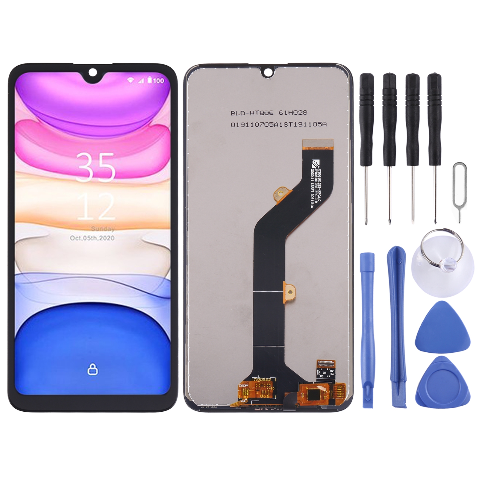 Tft lcd screen for itel a48 with digitizer full assembly