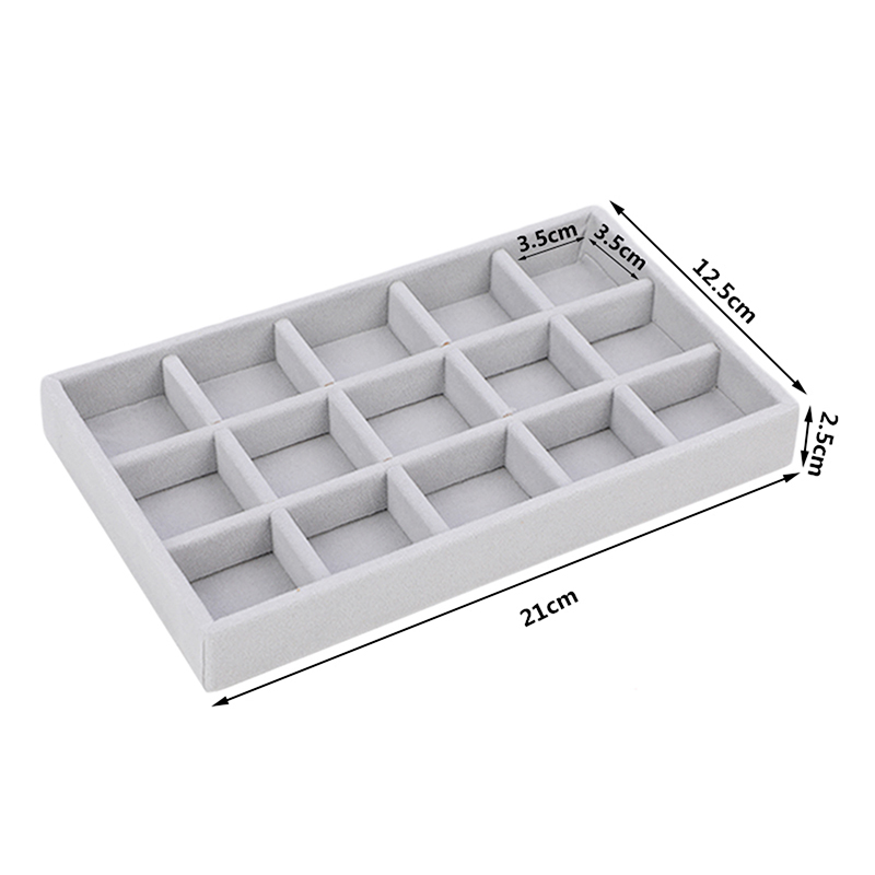 Jewelry Storage Box Ring Earring Bracelet Display Drawer Organizer