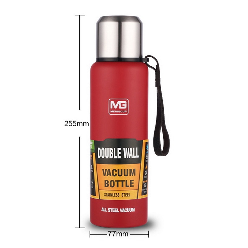 500/750/1000/1500ml thermo for tea 1 liter large capacity insulated cup military style outdoor sports thermos vacuum flask