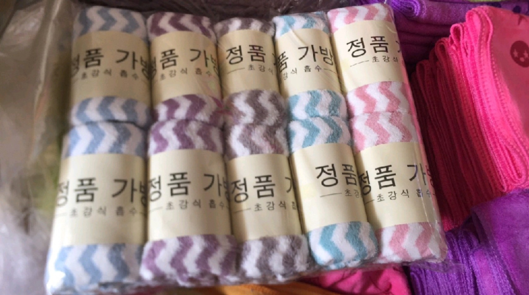 Combo 5 cái Khăn mặt hàn quốc size 30 x 45cm (giao màu ngẫu nhiên)