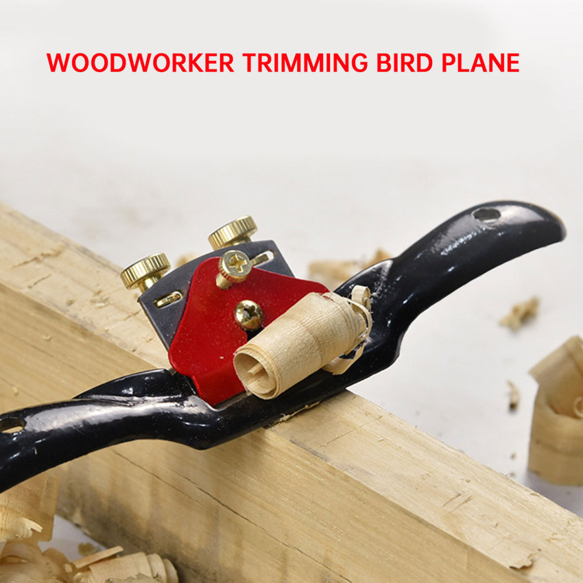 Wood Planer Woodworking Hand Planing Tools Mini Sharp Adjustable High Speed Steel Blade 9 Inch Carpenter Tools