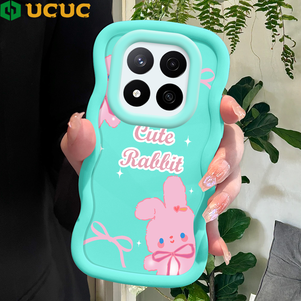 UCUC%20for%20Redmi%20Note%2014%204G%205G%20Note%2014%20Pro+%20Xiaomi%20Poco%20X7%205G%20Back%20Cover%20Pink%20Plush%20Rabbit%20Creative%20Candy%20Color%20Wave%20Silicon%20Phone%20Protective%20Case%20-%20Image%202