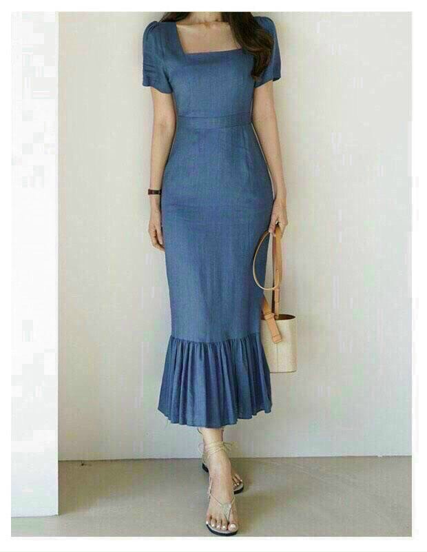 [ HCM]  ĐẦM ÔM JEAN ĐUÔI CÁ