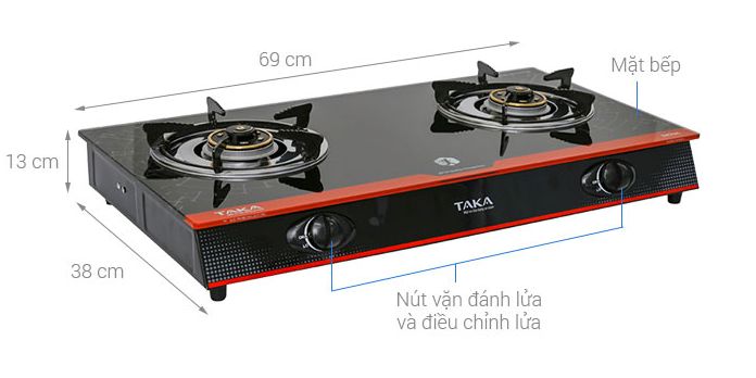 Nút bếp gas dương kính phổ thông- 2 cái( lắp dc hầu hết các loại bếp dương phổ thông)