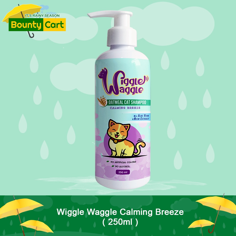 BCWiggle Waggle Oatmeal Cat Shampoo (Calming Breeze) with Aloe Vera