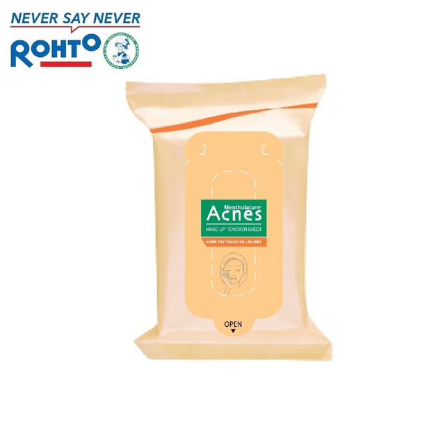 Acnes make-up remover sheet